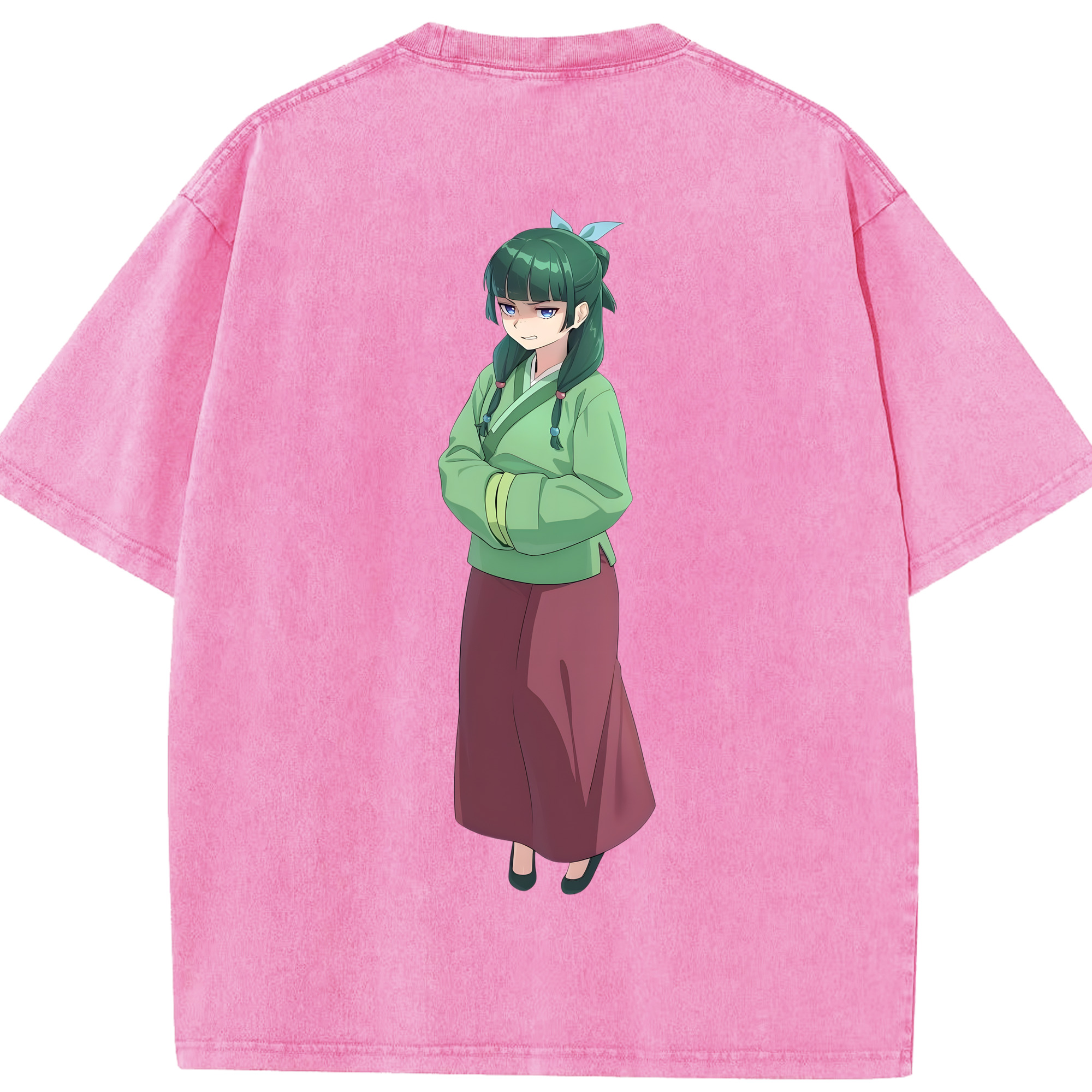 （画像用） 薬屋のひとりごと The Apothecary Diaries 綿100% ヴィンテージ風 半袖Tシャツ（背面プリント）